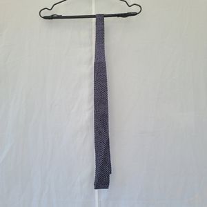 Tom ford silver/black knit tie